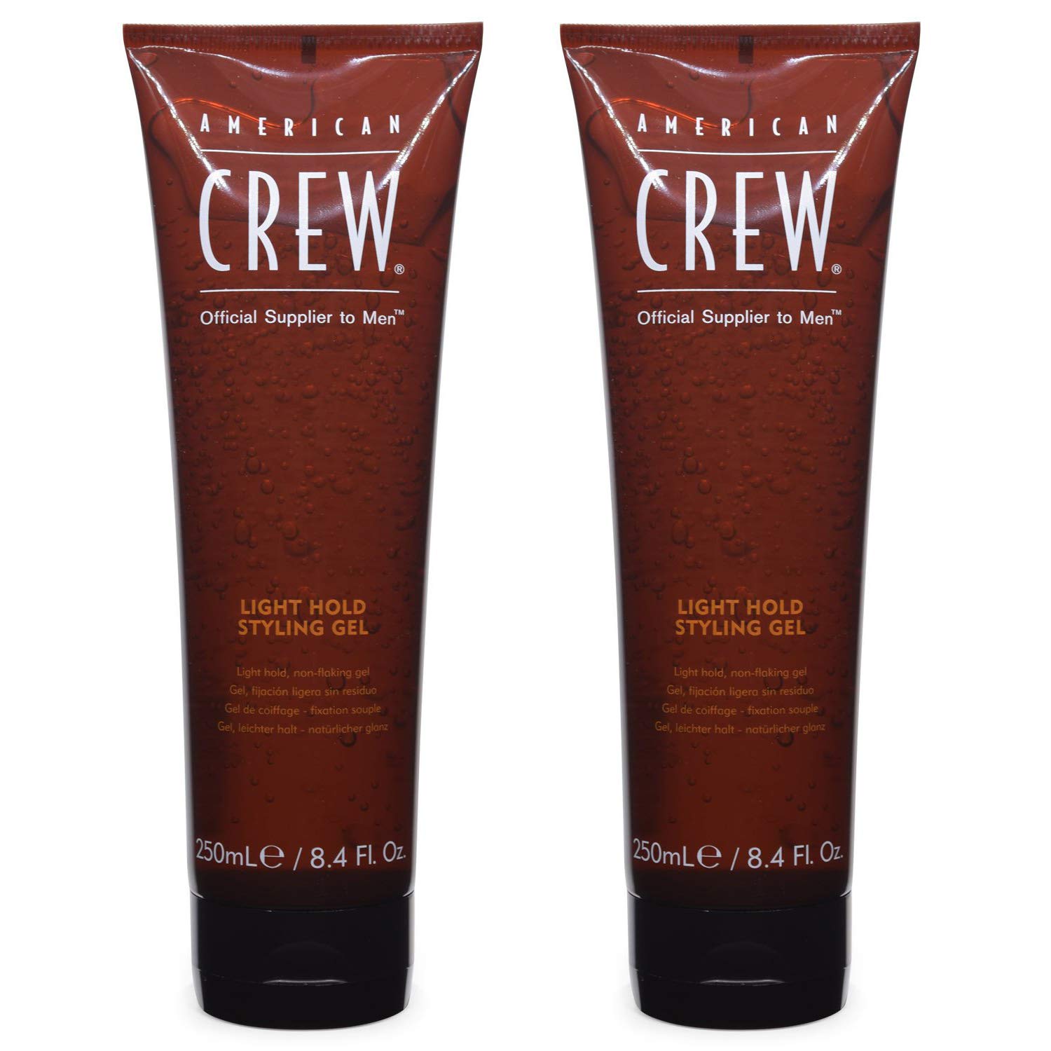 AMERICAN CREW Classic Light Hold styling gel bottle for flexible day-long styling.