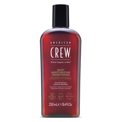 Acondicionador AMERICAN CREW: botella para hidratación diaria que deja cabello suave.