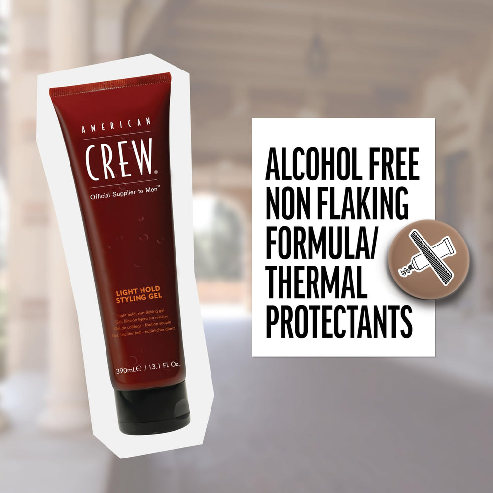 American Crew: control del frizz para un look natural con fijación suave.