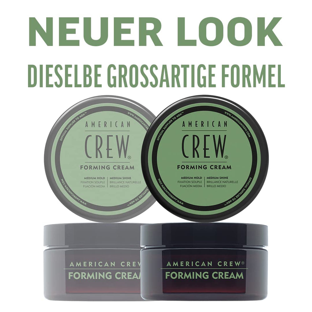 Acabado de brillo medio con American Crew para un look natural.