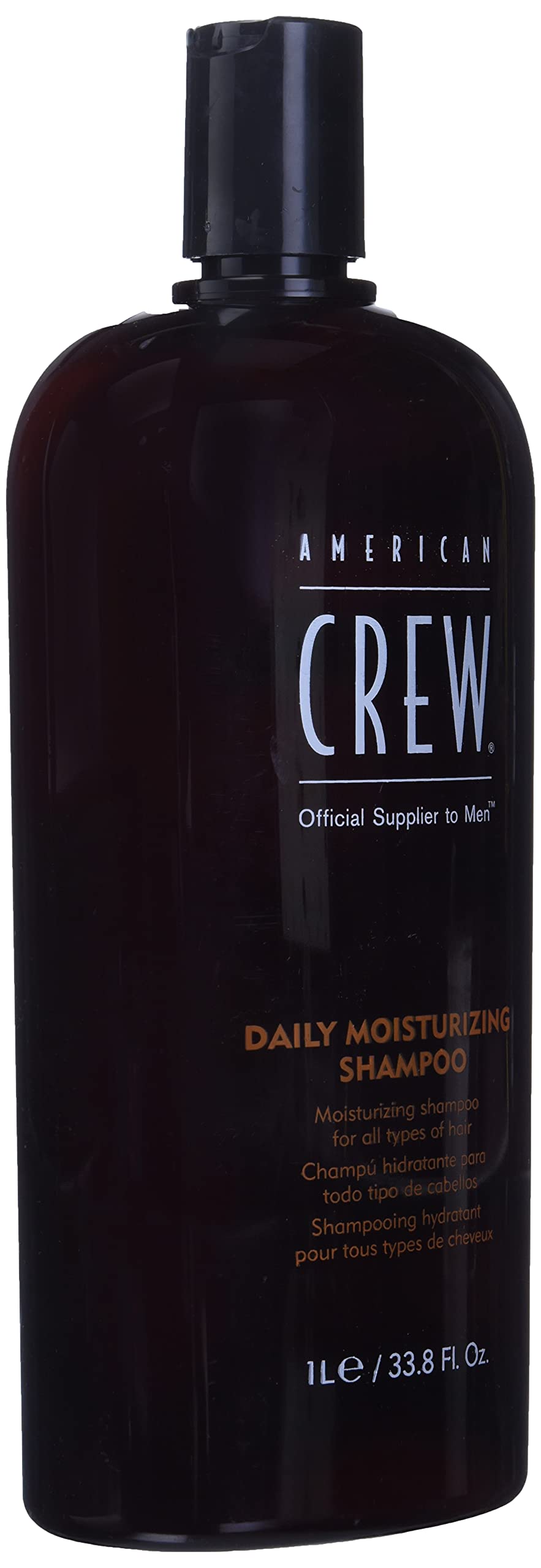 American Crew shampoo lather rinses clean for everyday use.