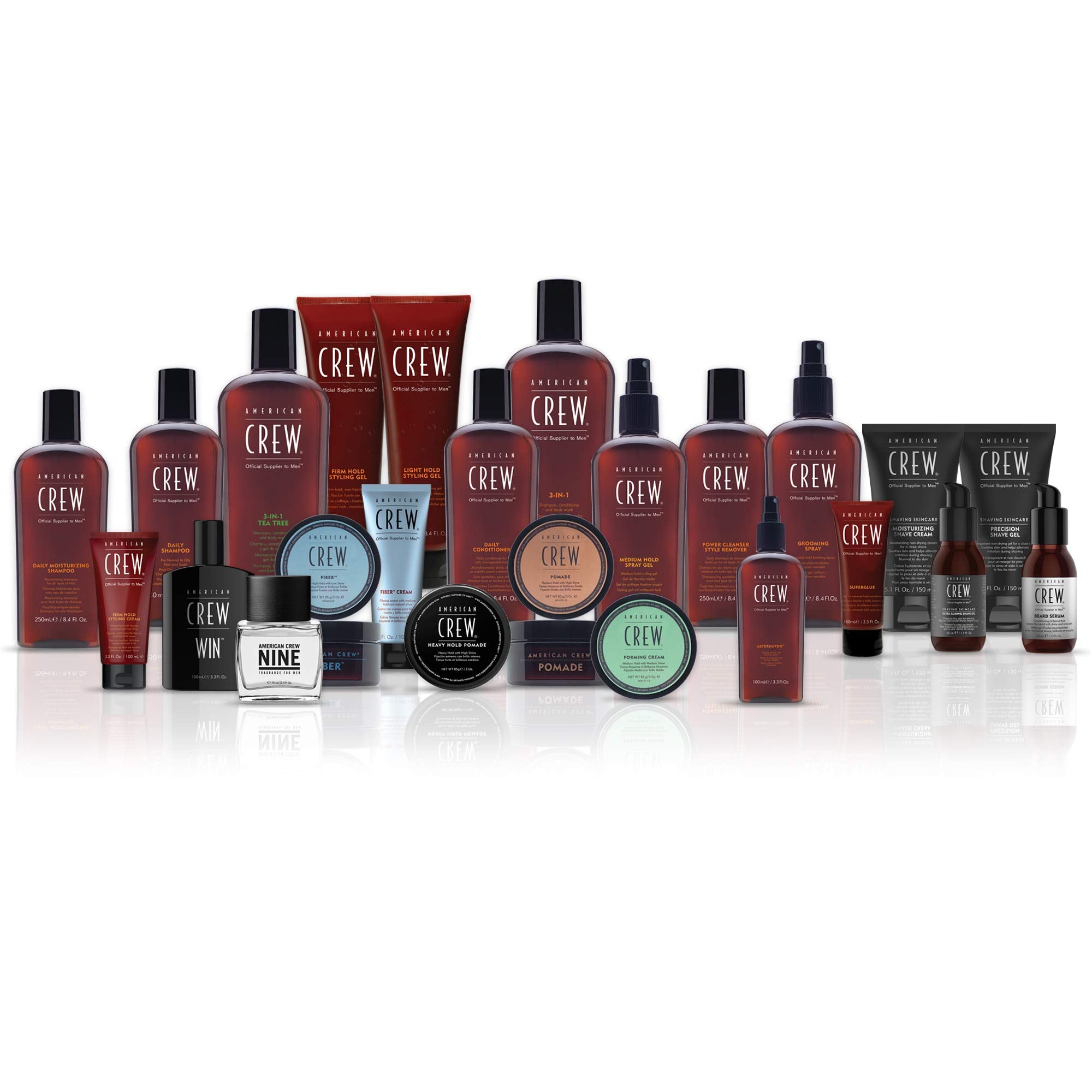 American Crew daily shampoo fits professional grooming setups.