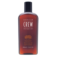 Gel de baño American Crew para hombres en envase, listo para uso diario.