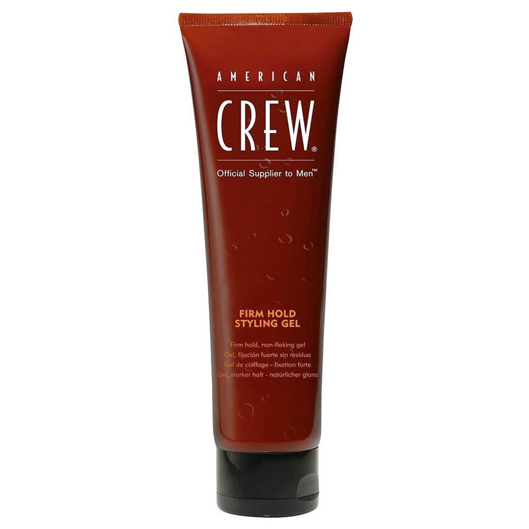 AMERICAN CREW gel fijación firme para todo tipo de cabello, control duradero y brillo natural.