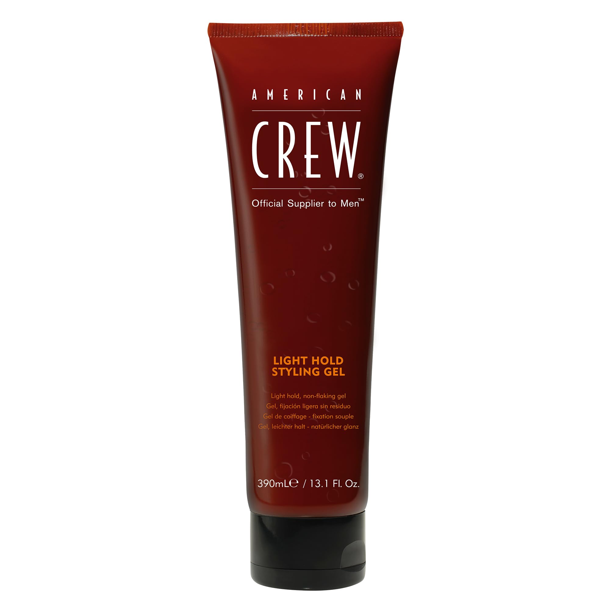 American Crew gel de pelo en botella muestra acabado natural
