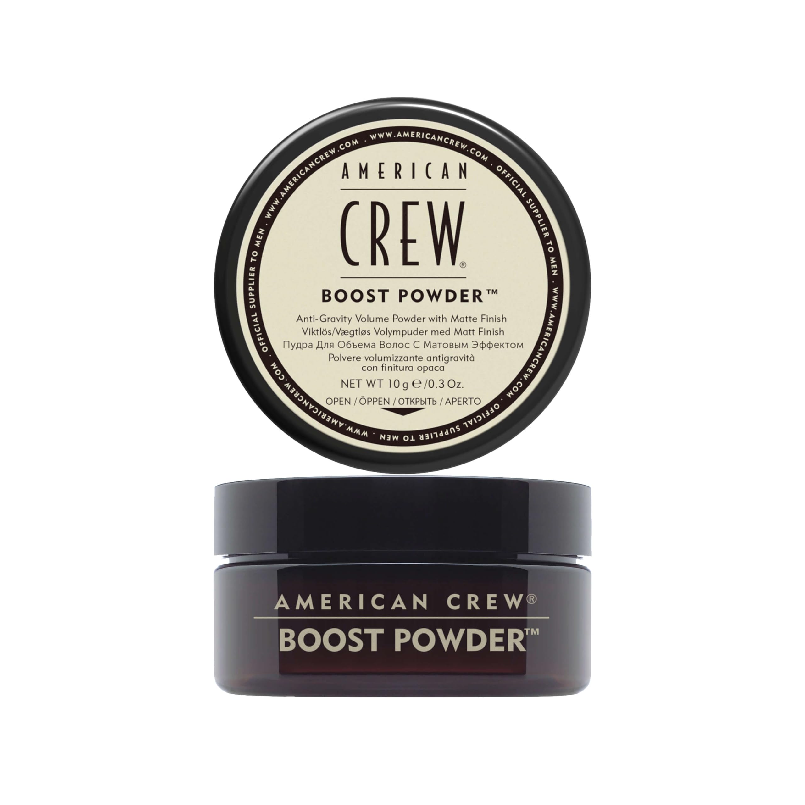 American Crew Polvo impulso para cabello aplicado en la raíz para volumen.