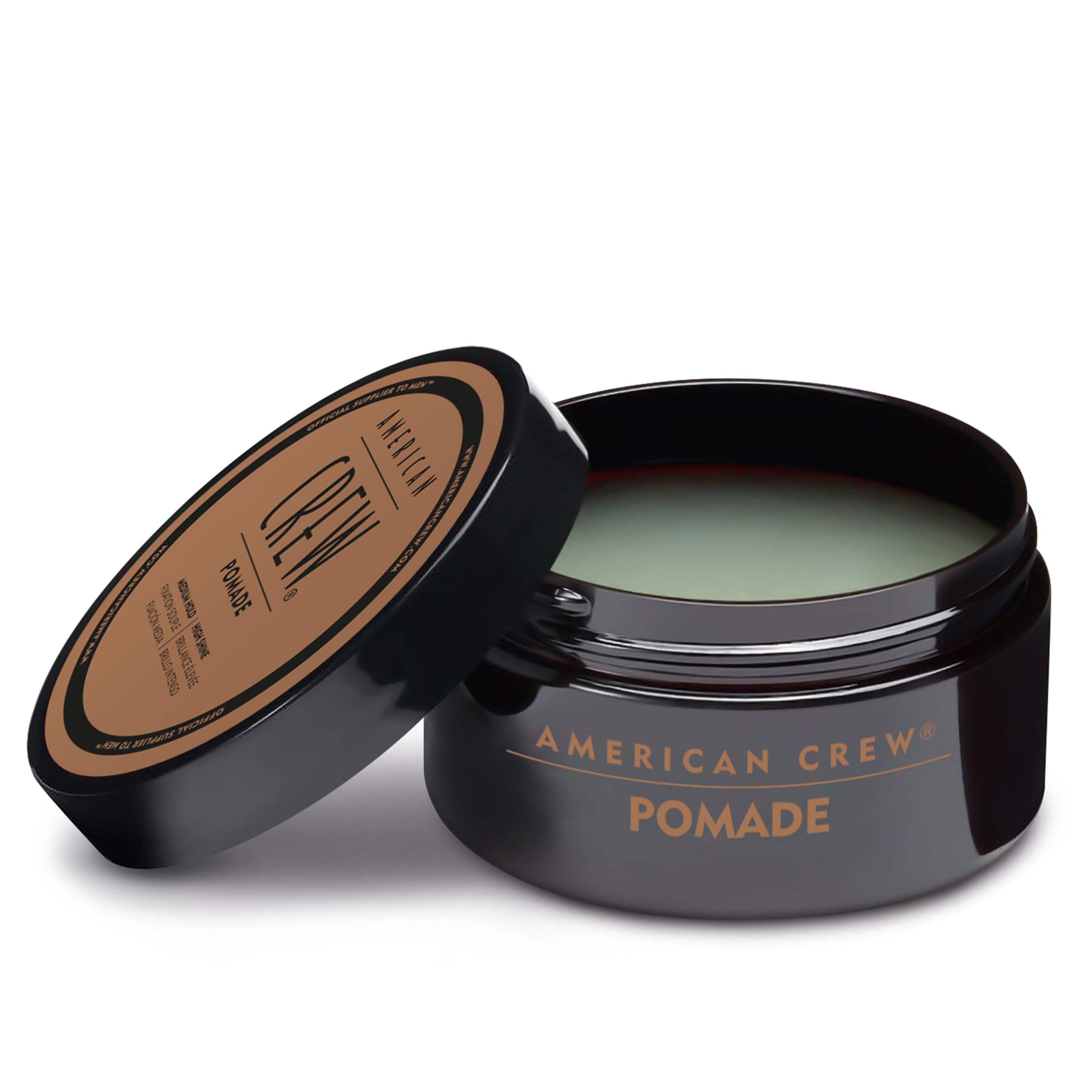 Pomada American Crew flexible para distintas texturas capilares.