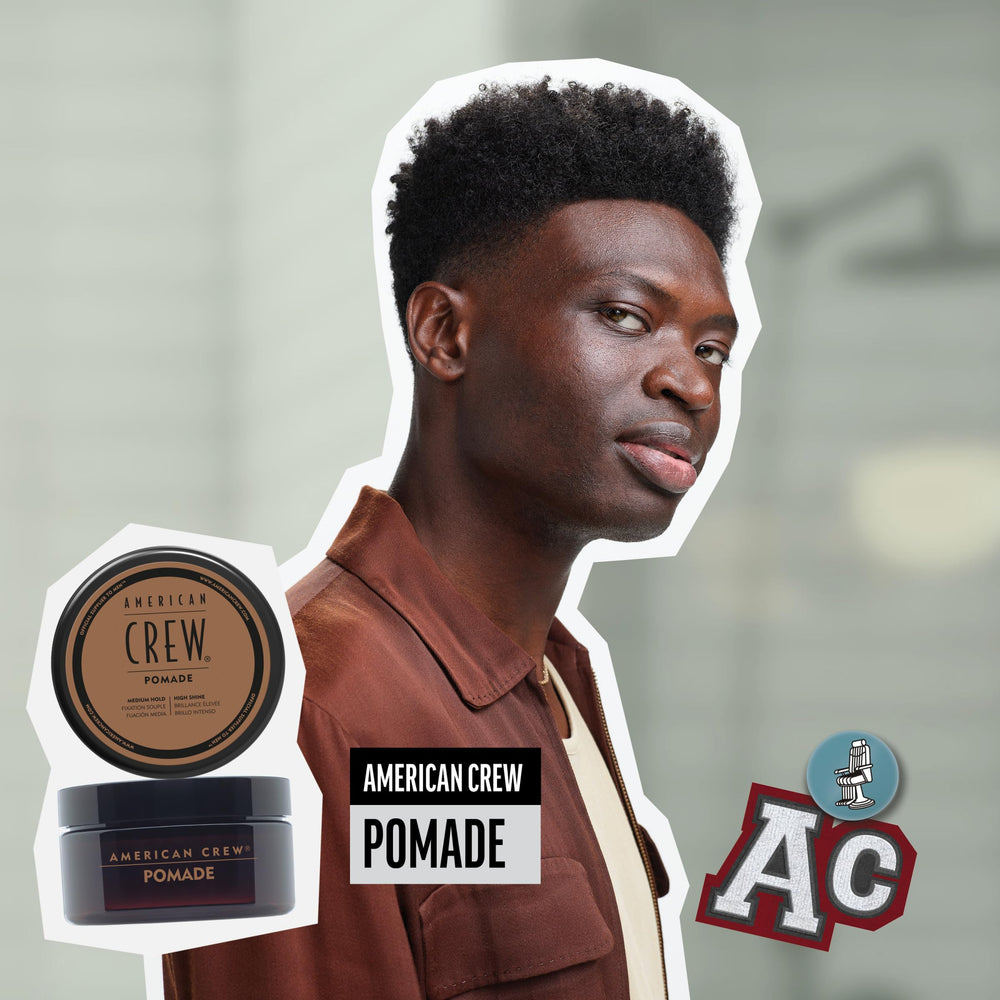 Pomada para hombre de American Crew con textura y brillo alto