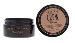American Crew Pomade 3oz jar – front view, for hold and shine.