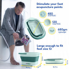American Wellness Authority durable foot soak tub in thick-wall plastic resists cracking.