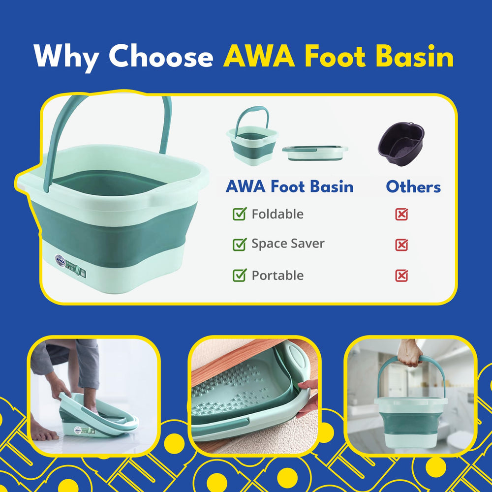 American Wellness Authority multifunctional foot spa doubles as a pedicure bowl.