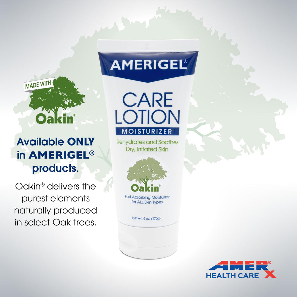 AMERIGEL Care Lotion fórmula hipoalergénica apta para piel sensible.