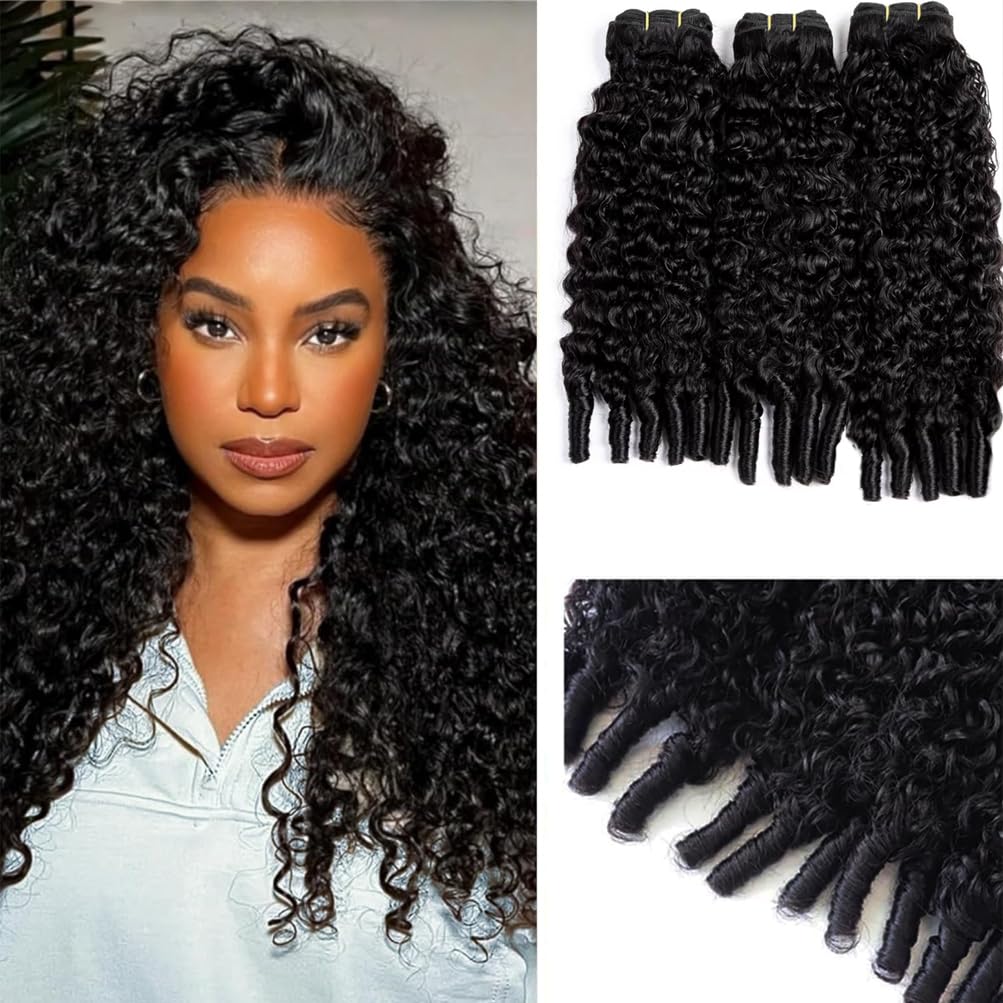 Amicalite Burmese Curly Bundles 14-inch show natural volume for daily styling