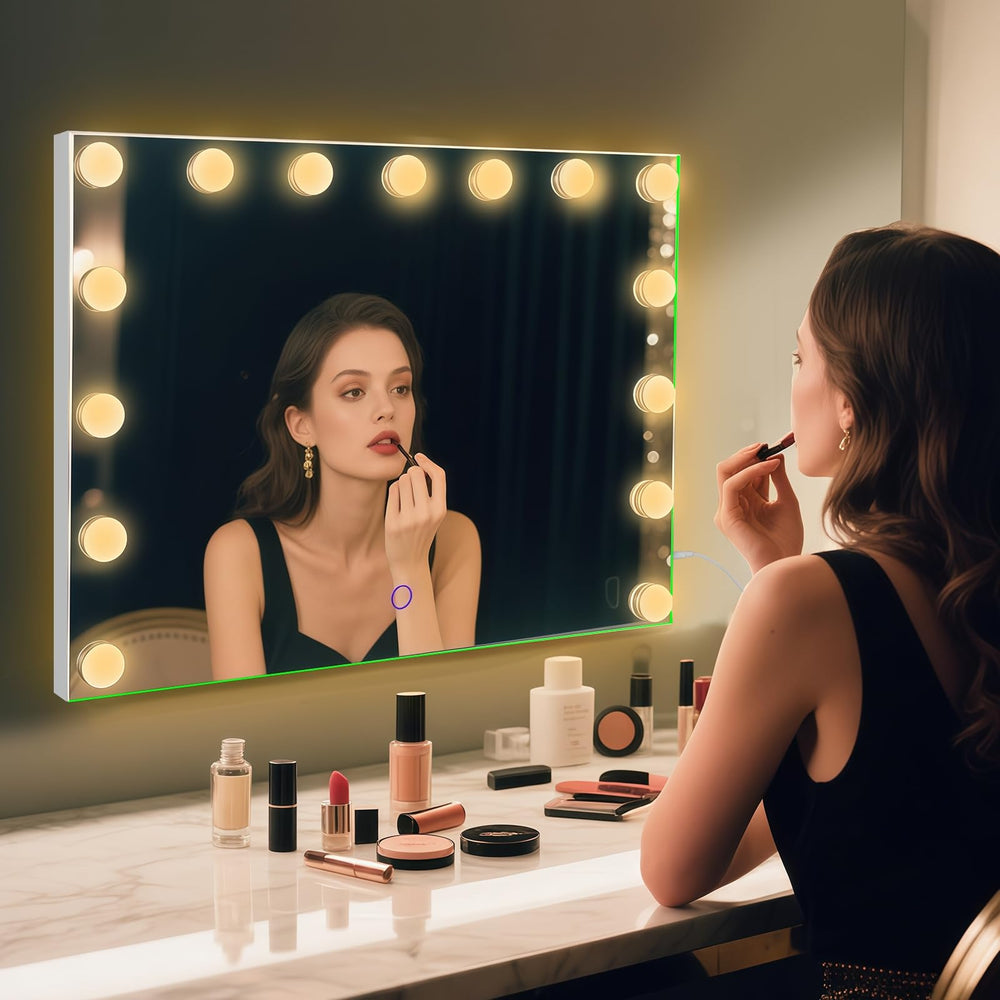Amifiy vanity mirror ideal for bedroom or dorm dressing area.