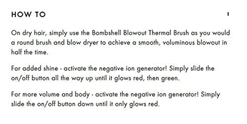 Amika Blowout Babe thermal brush packaging showcases gift-worthy design and storage.