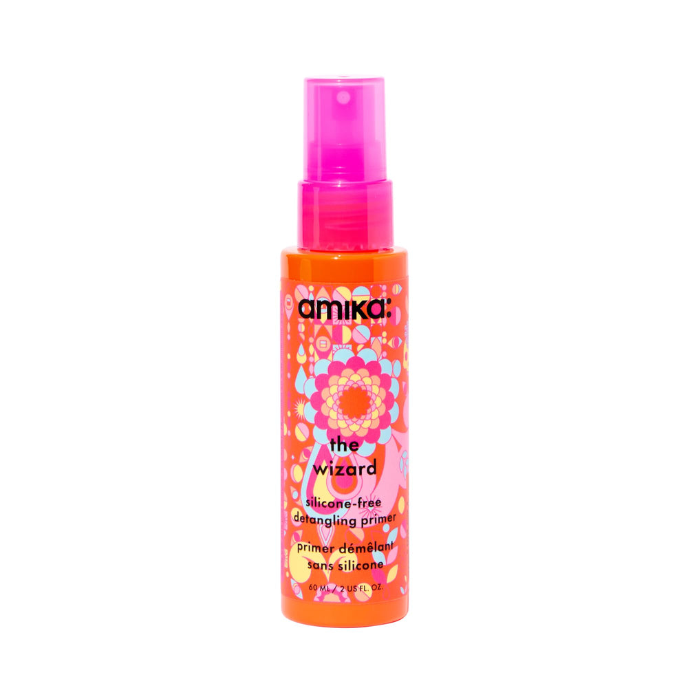 Amika El Mago: botella-primer sin silicona para desenredar y proteger el cabello.