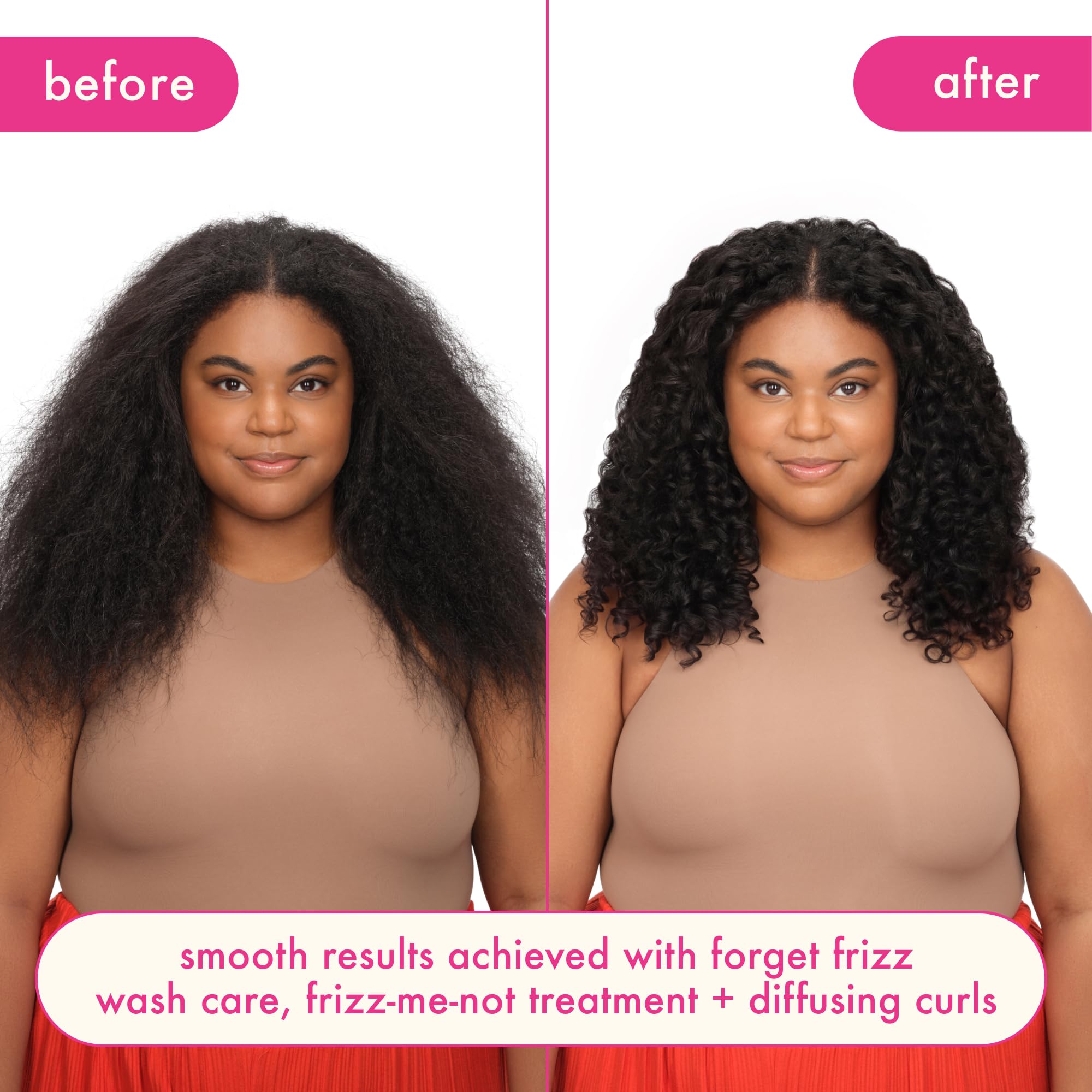 Amika Frizz-Me-Not: sin residuo pegajoso para brillo natural.