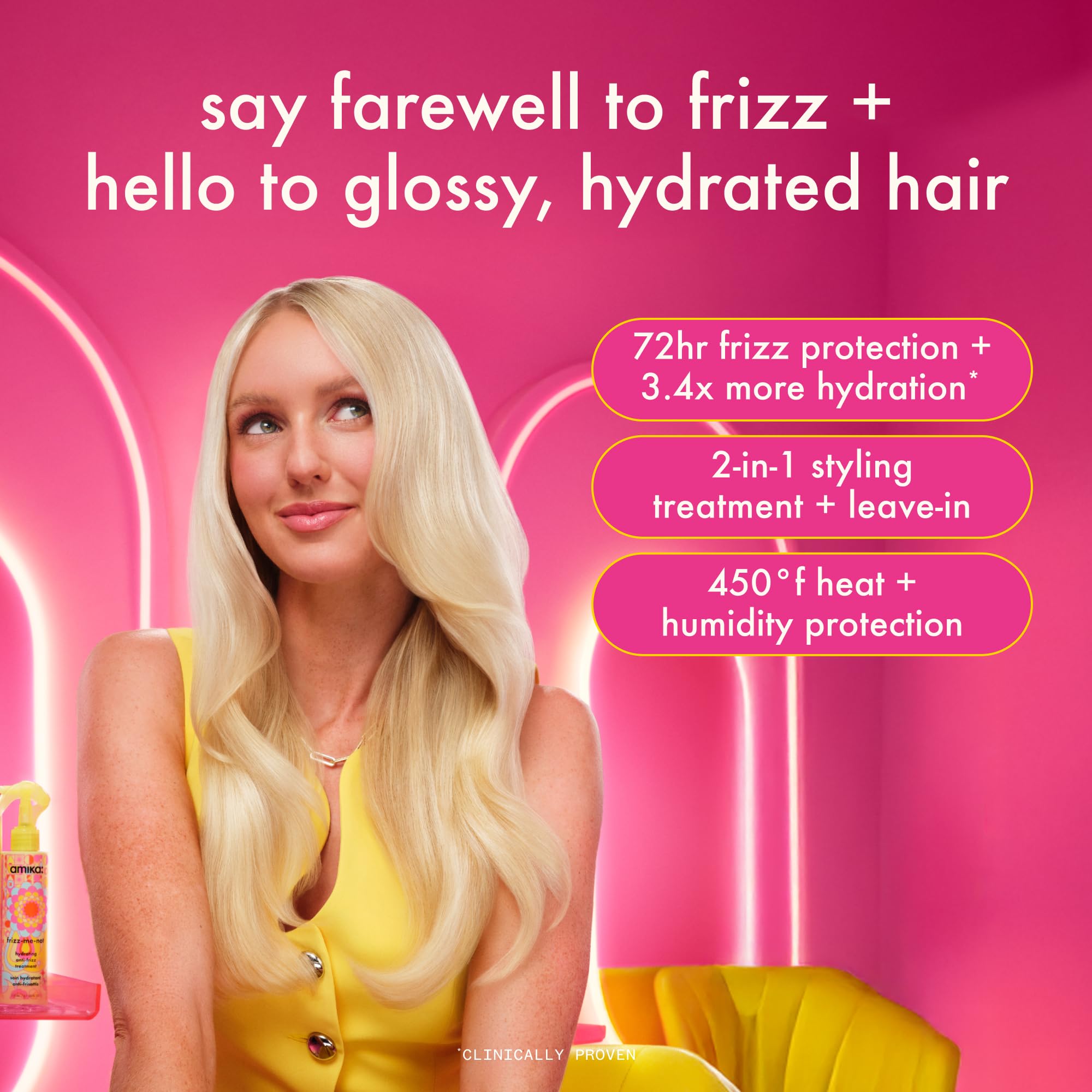 Amika Frizz-Me-Not: textura sedosa que facilita una aplicación suave.