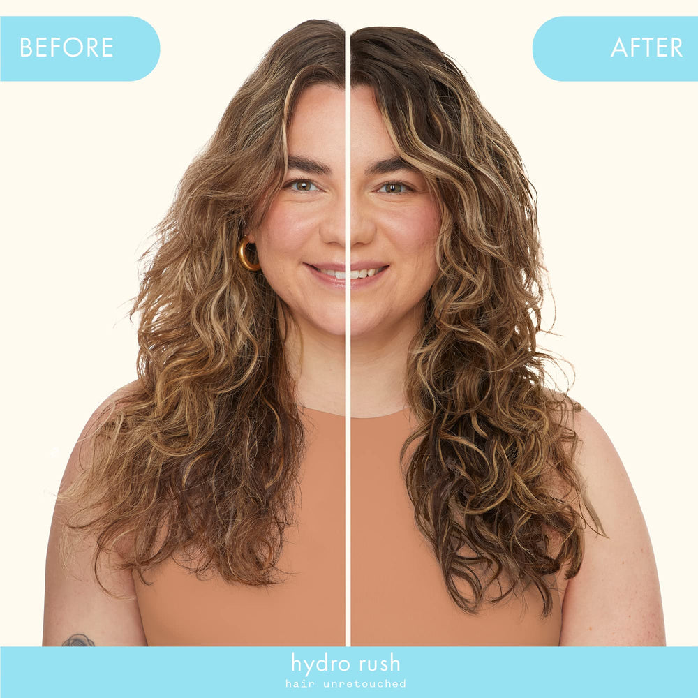 Amika hydro dream routine display, shows how the products fit into a nightly regimen.