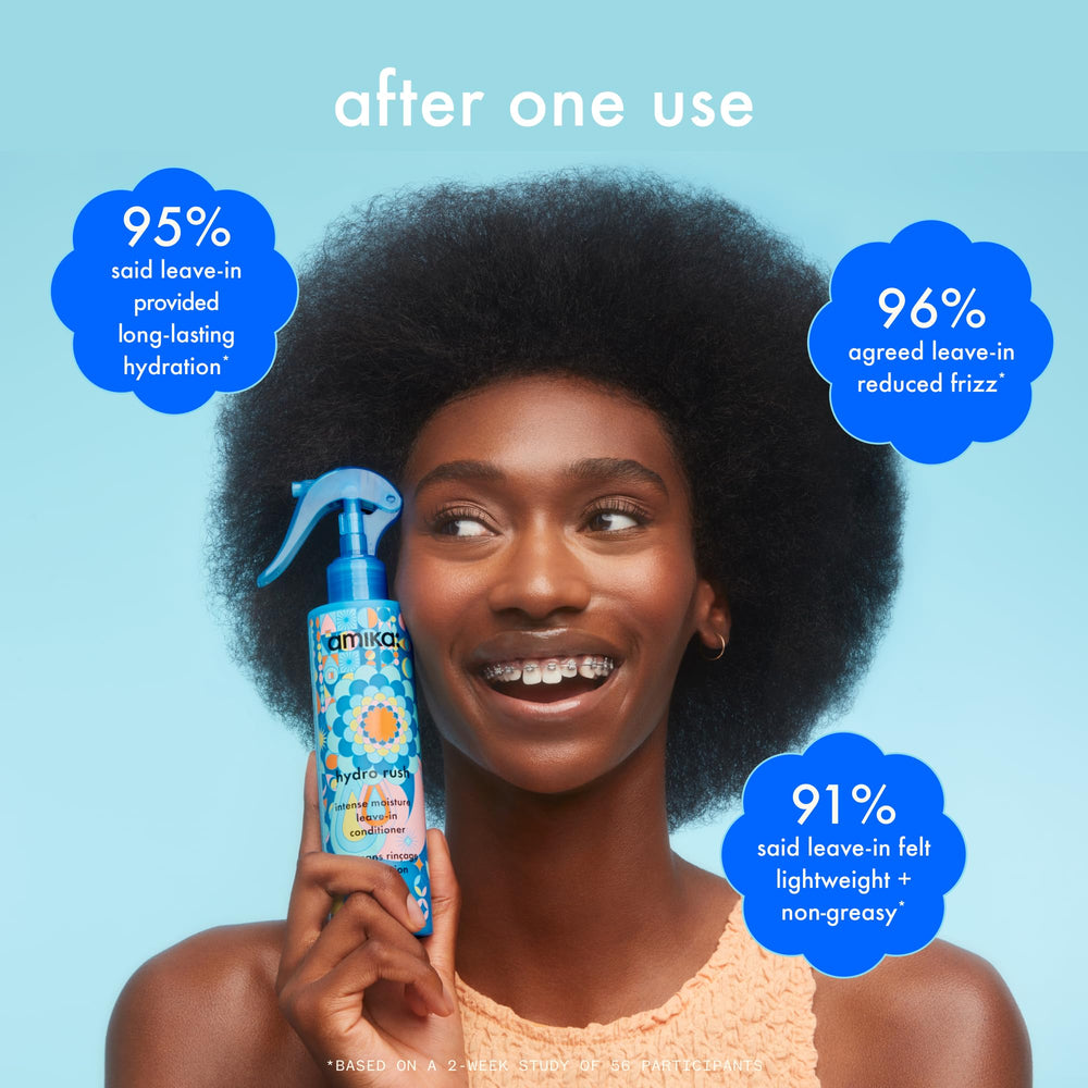 Amika Hydro Rush Aplicacion Pelo: ayuda a peinar sin tirones