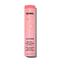 amika Mirrorball conditioner bottle front view highlighting shine-boosting formula