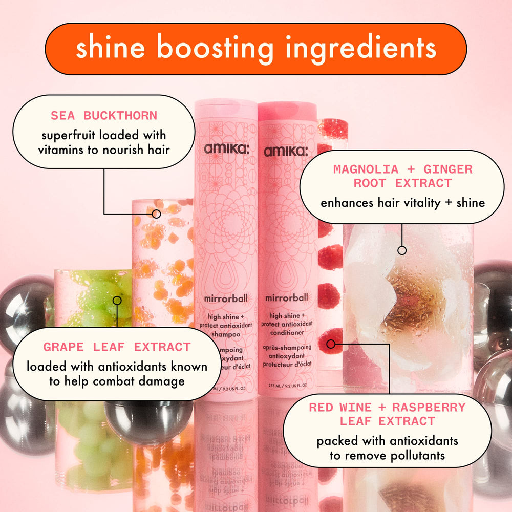 Amika Mirrorball conditioner texture closeup reveals rich moisture
