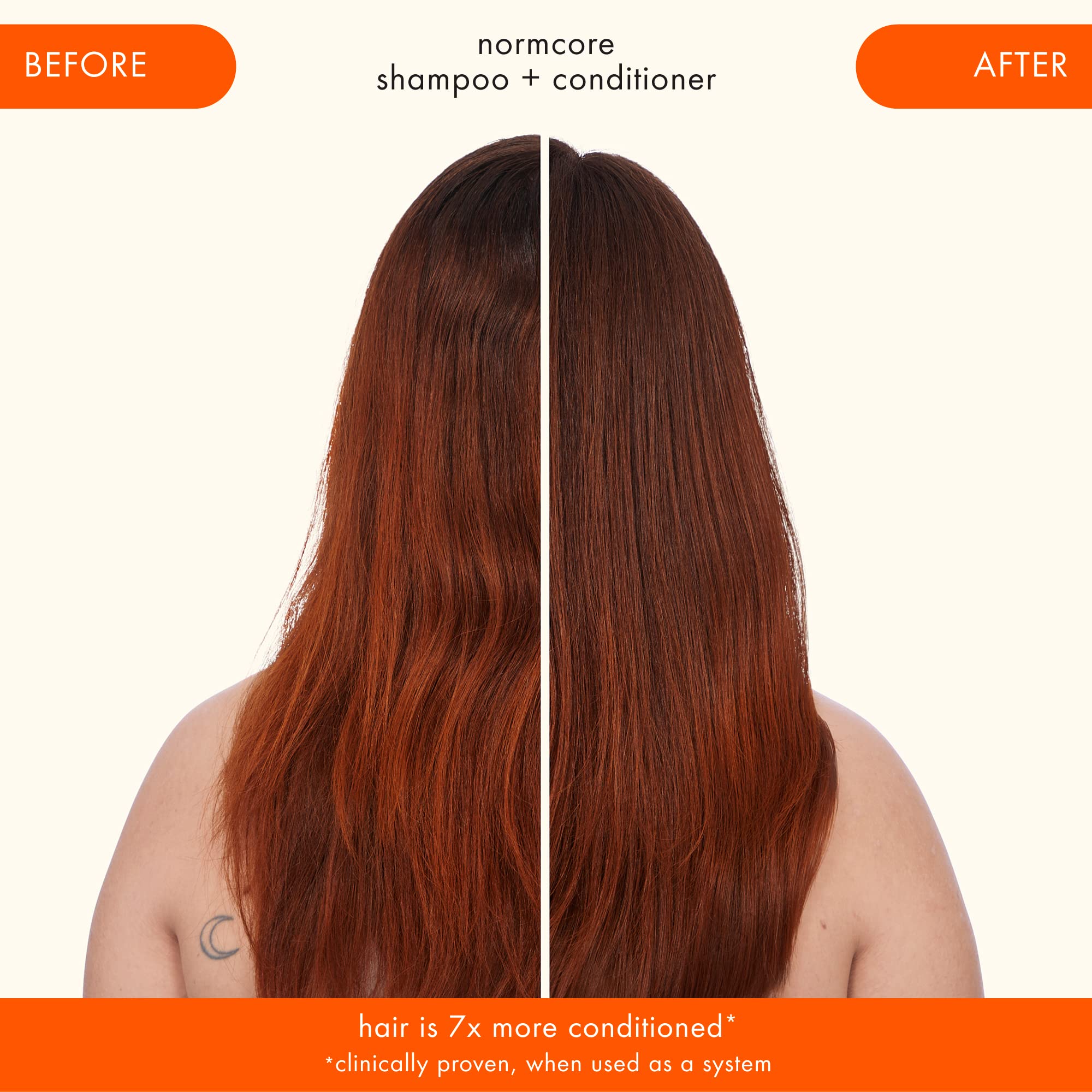 amika Normcore Signature Conditioner ingredients close-up with shea butter and antioxidants for nourishment