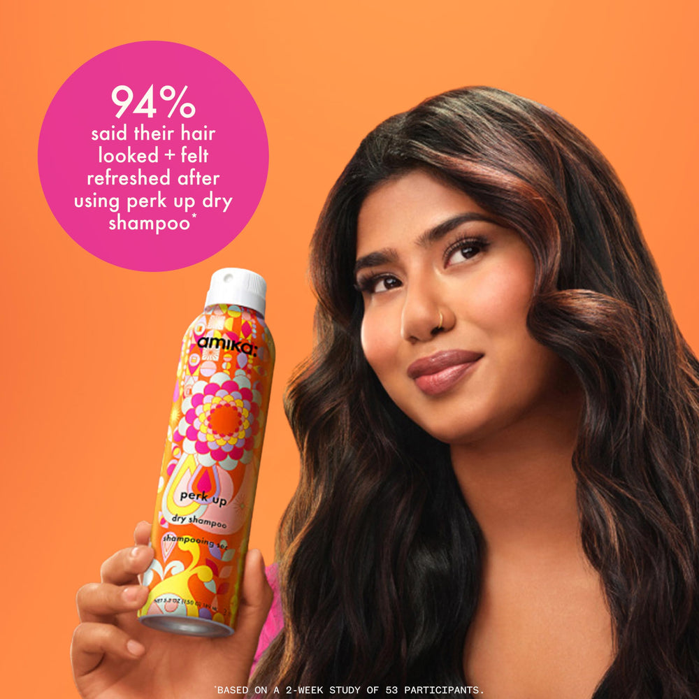 Amika Perk Up champú seco sin talco, apto para todo tipo de cabello.