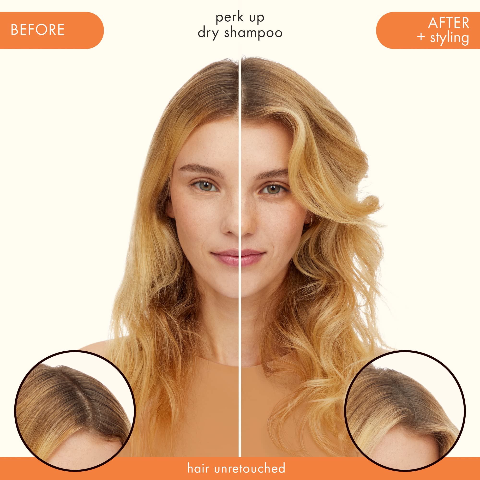 Amika Perk Up Dry Shampoo in travel-size packaging