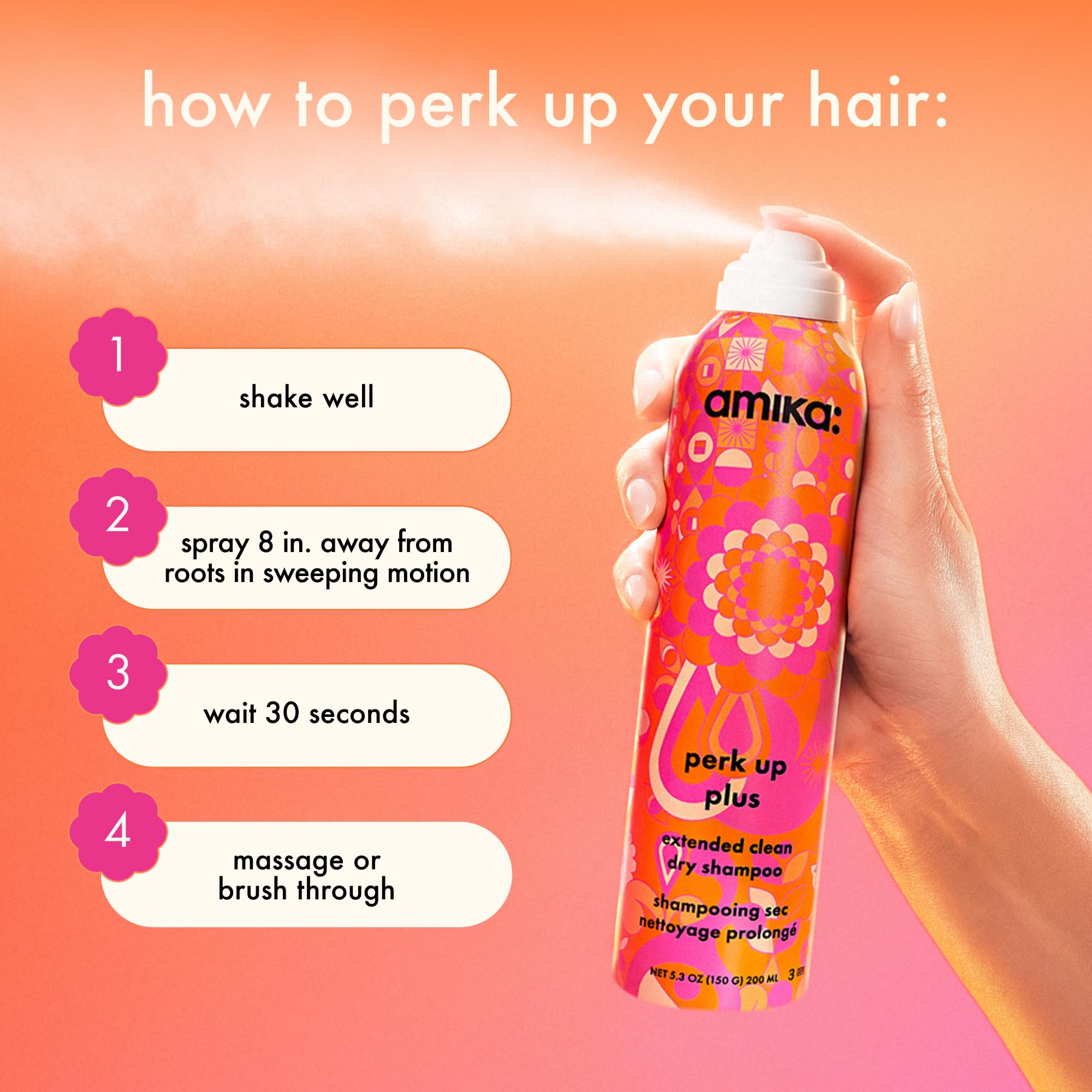 Amika Perk Up Plus, extracto de rambután para nutrición capilar.