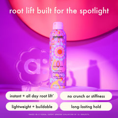 Amika Rising Star bottle pump-action enables quick, controlled spray for effortless styling.