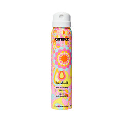 Amika Shield Spray protege el cabello contra calor y frizz para peinados duraderos