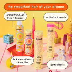 Amika Shield with UV filters provides sun protection for hair while styling.