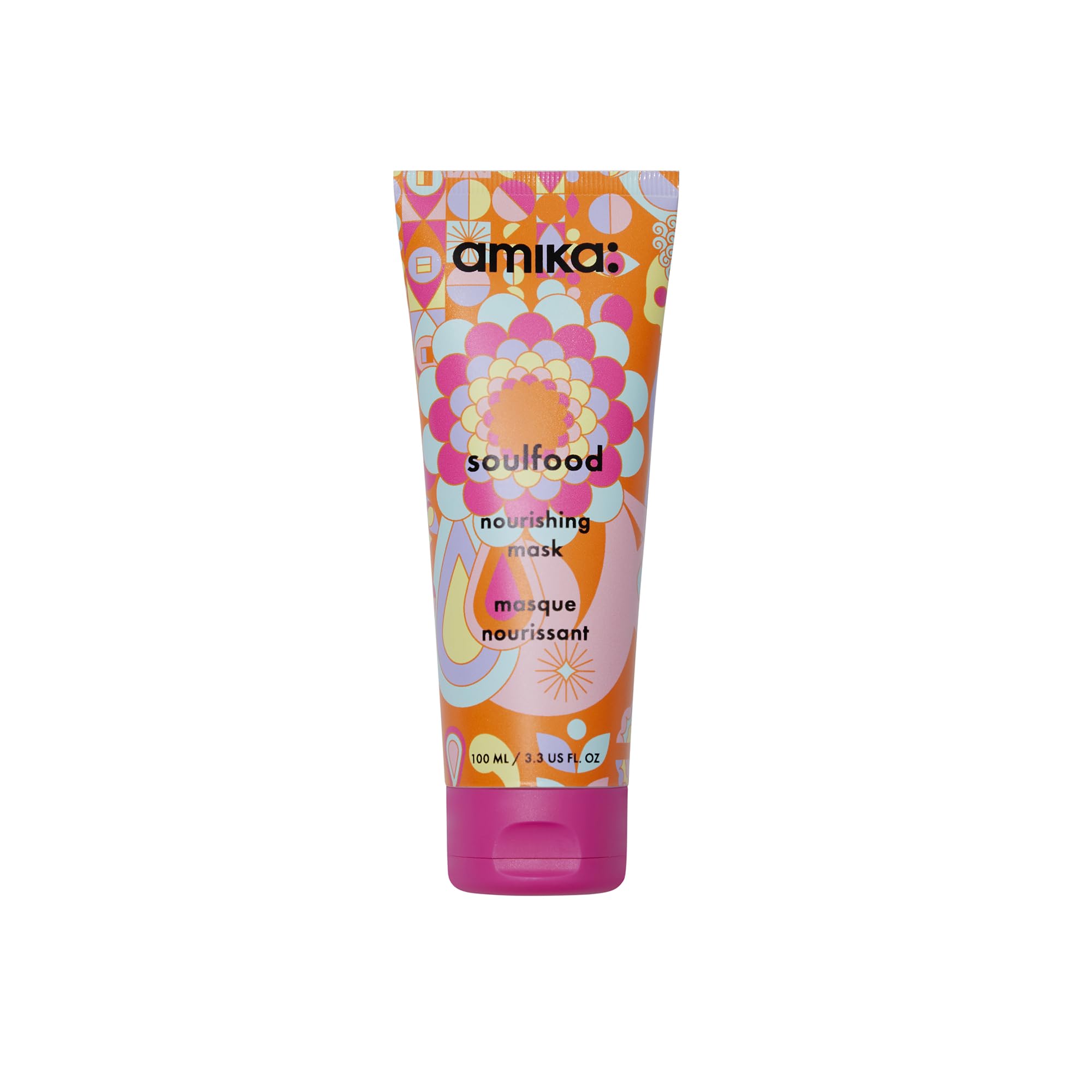 Amika Soulfood: bote de mascarilla nutritiva para cabello y cuidado profundo