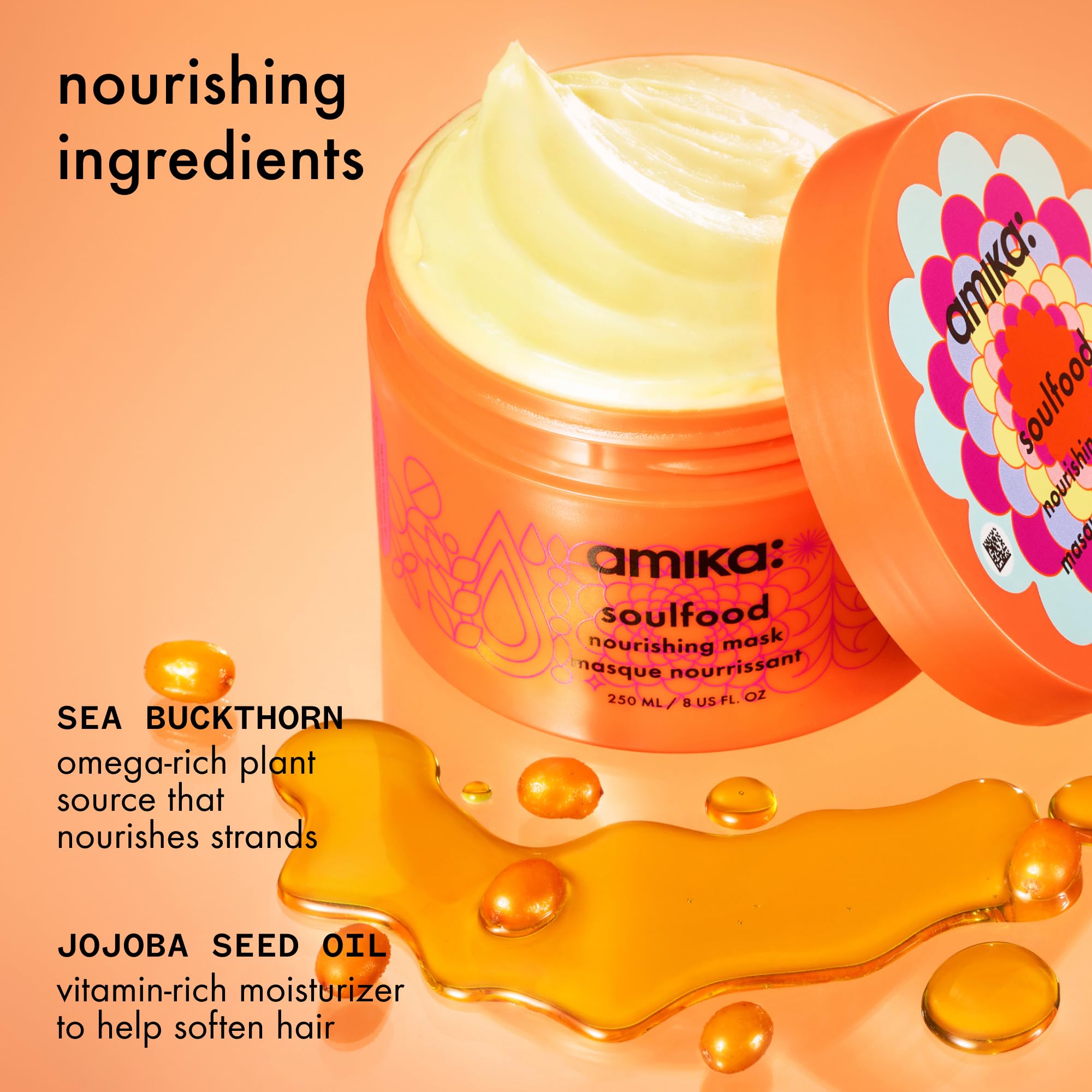 Amika Soulfood: ingredientes nutritivos para cabello dañado