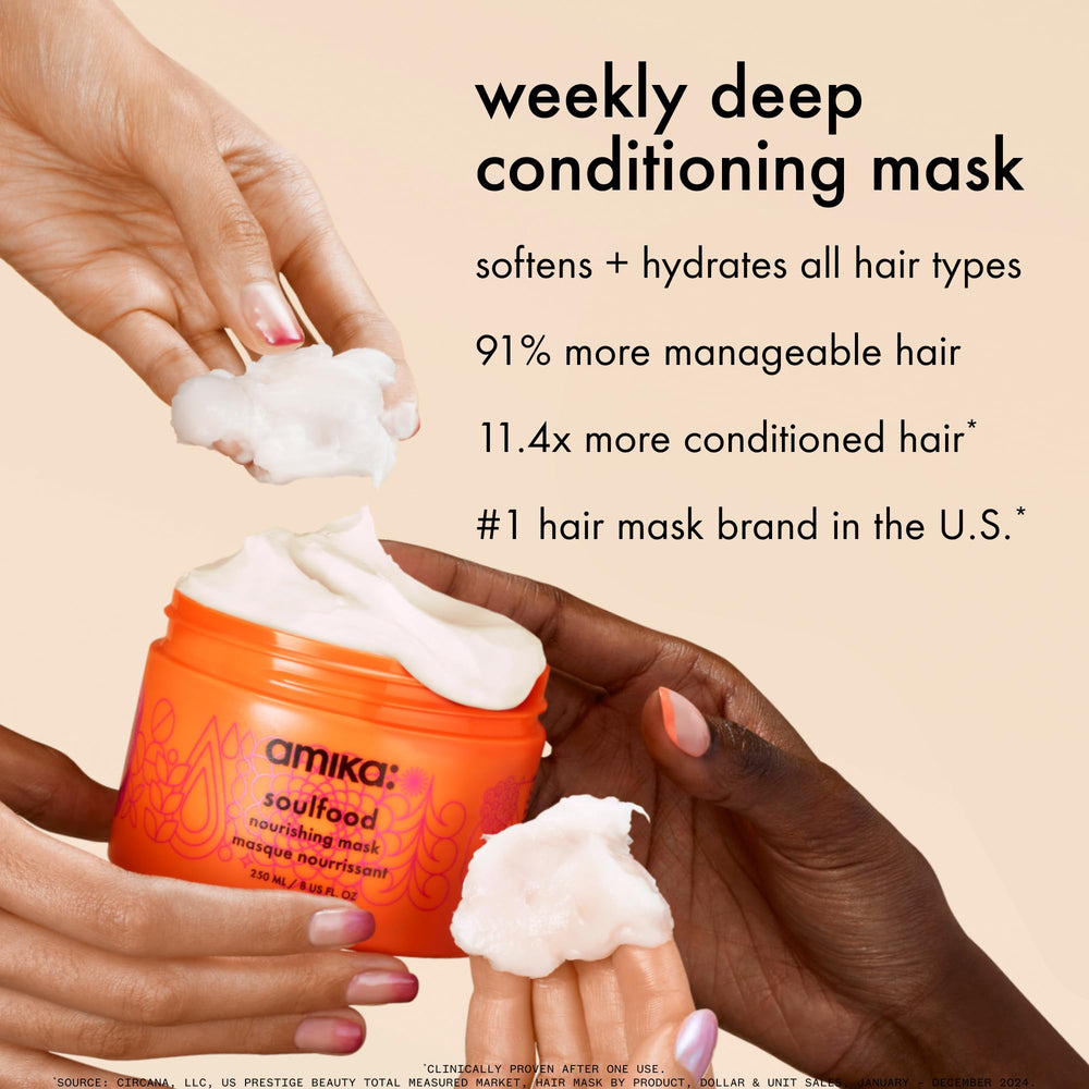 Amika Soulfood: textura cremosa que nutre el cabello
