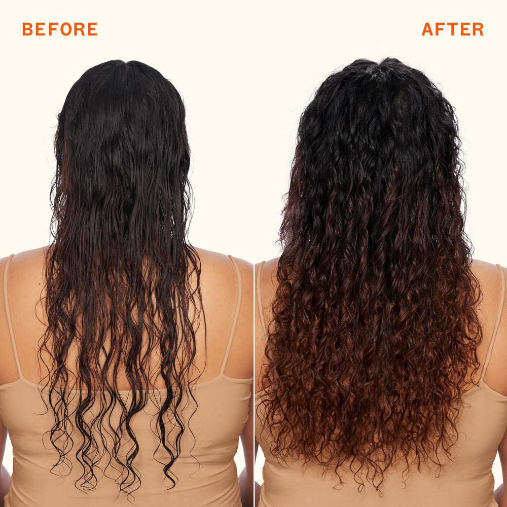 Lightweight formula absorbs quickly into hair without weighing it down.