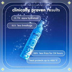 Amika Water Sign silky shine results in a smooth, radiant finish.