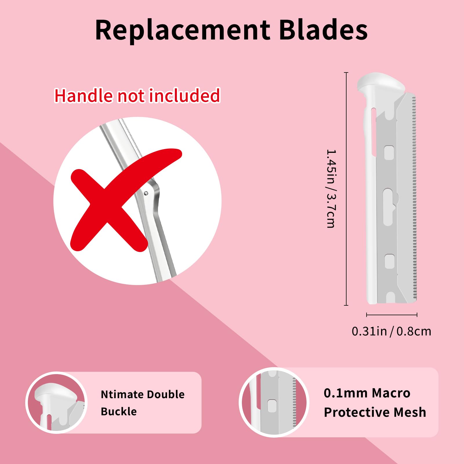 AMILKME value pack of 20 blades lowers cost per refill.