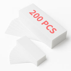 Amira Beauty 200 non-woven wax strips pack for clean at-home waxing.