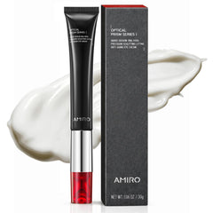 AMIRO 2-in-1 red light eye cream with massager for a quick refreshing under-eye routine