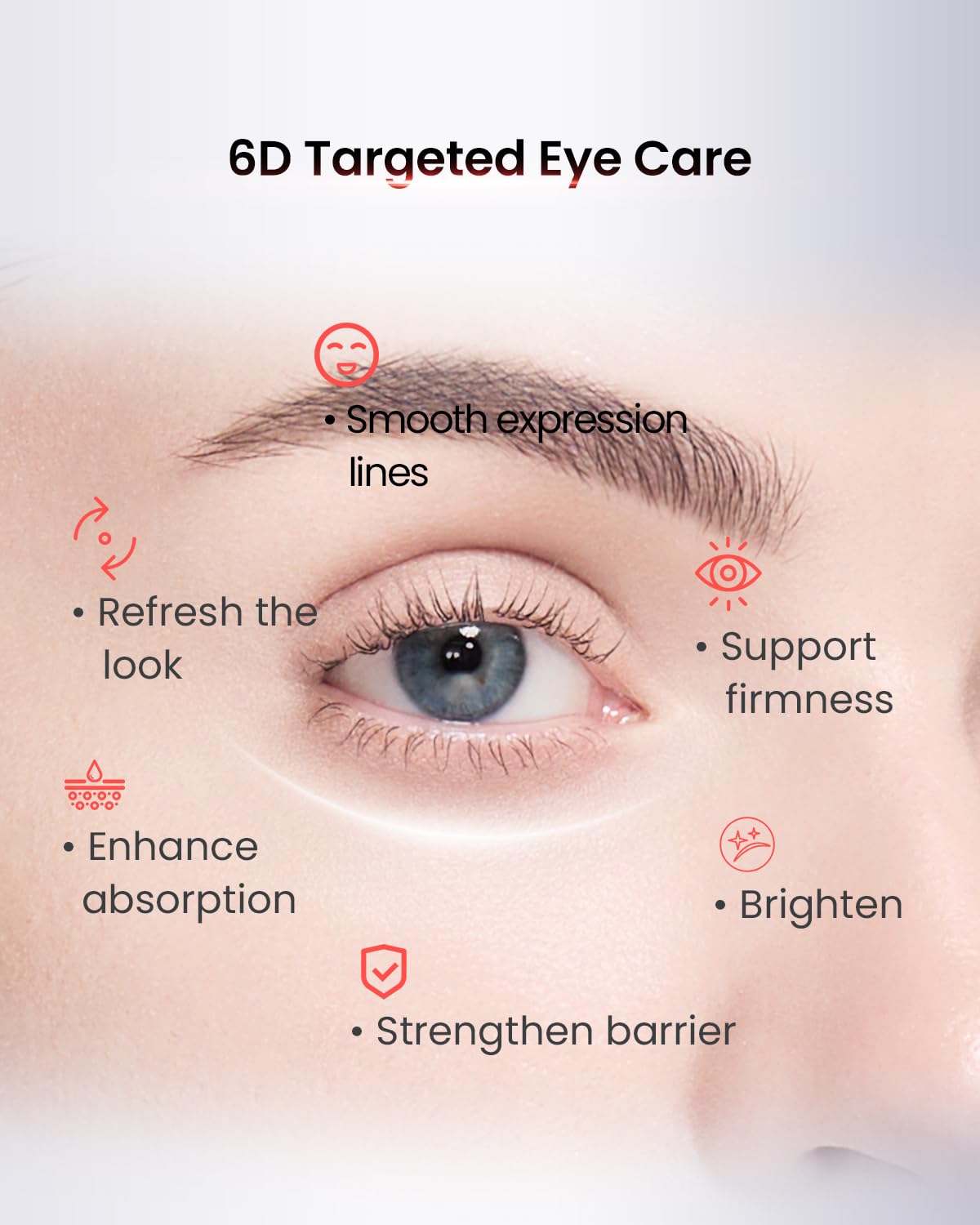 AMIRO hydration formula for lasting moisture and comfort around the eyes