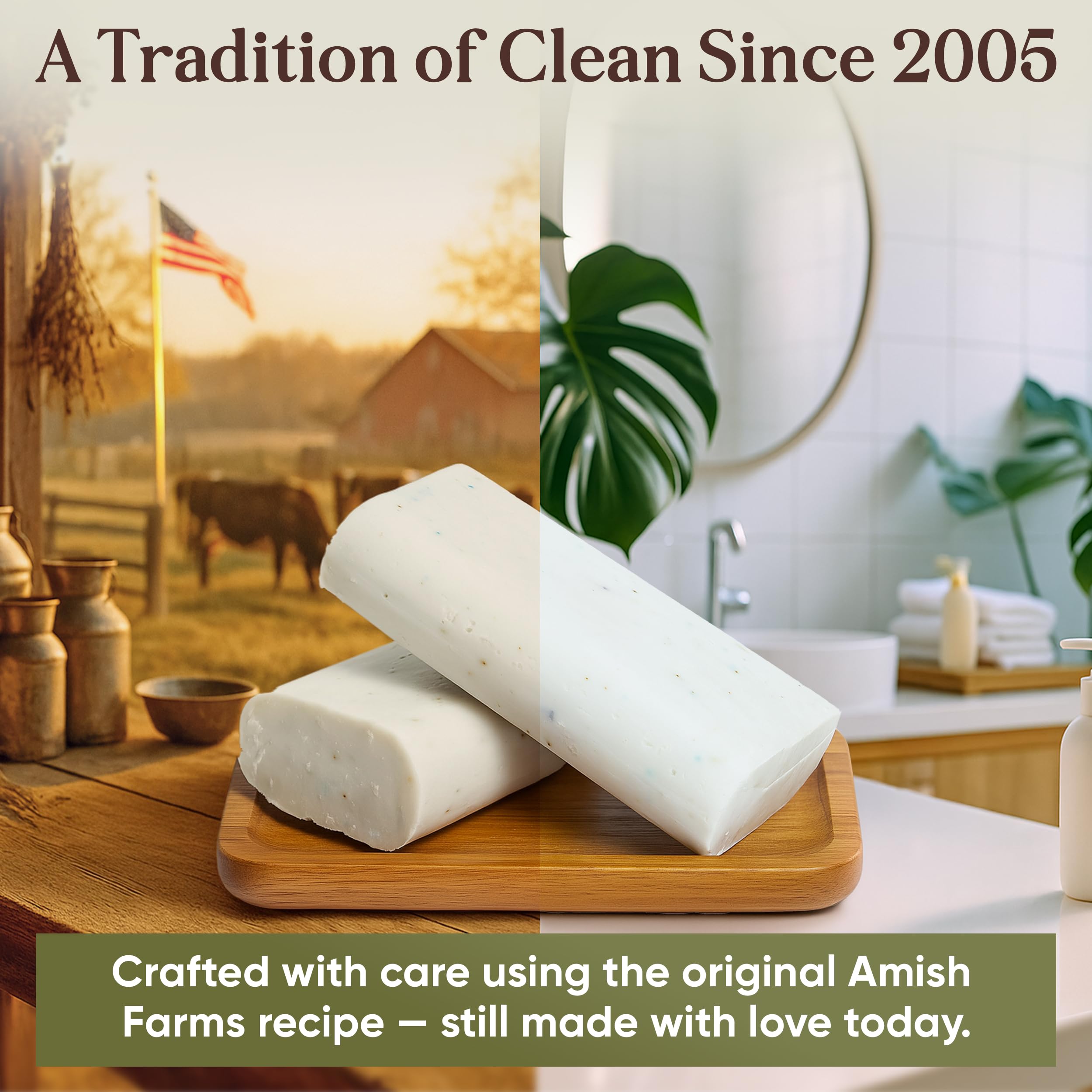 Amish Farms Soap Value Pack family use everyday routine