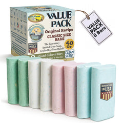 Amish Farms Soap Value Pack front view for easy daily cleansing