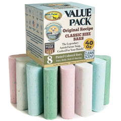 Amish Farms Soap Value Pack hand grip demonstrates comfortable palm-friendly design