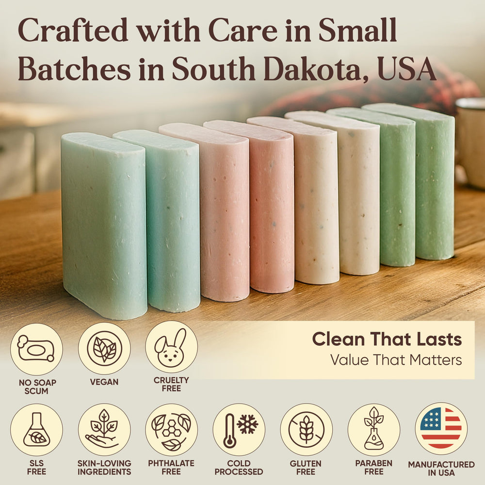 Amish Farms Soap Value Pack sensitive skin use gentle cleansing