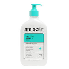 AmLactin Calm & Renew: envase de 423 ml para cuidado diario.