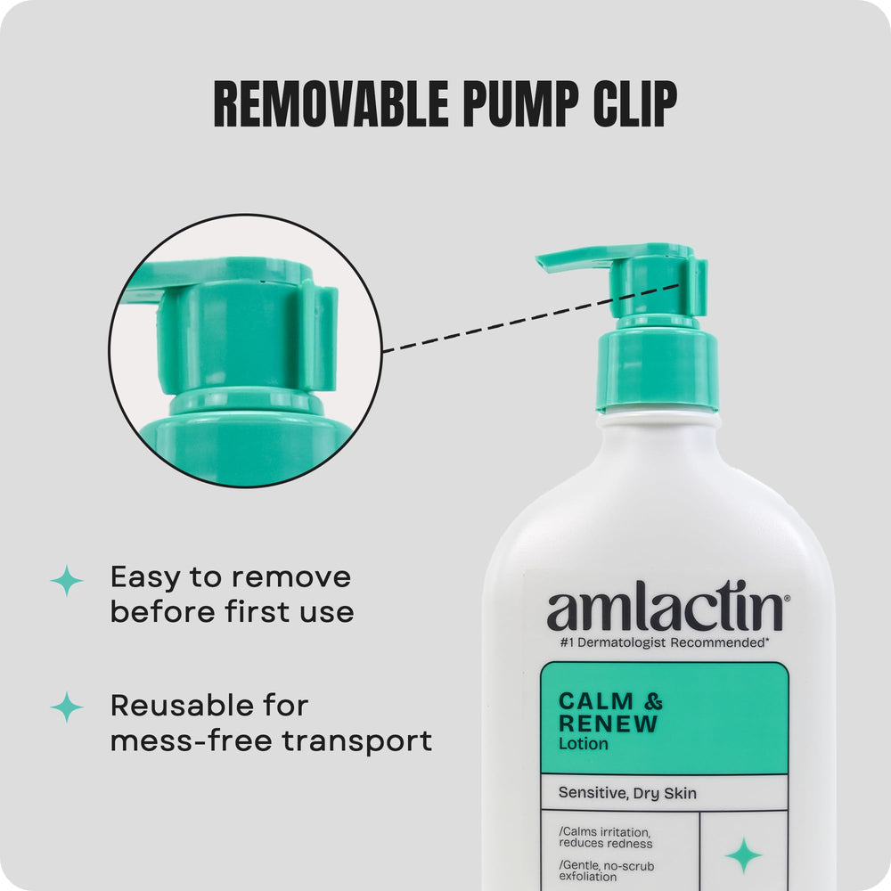 AmLactin Calm & Renew apta para rostro y cuerpo.