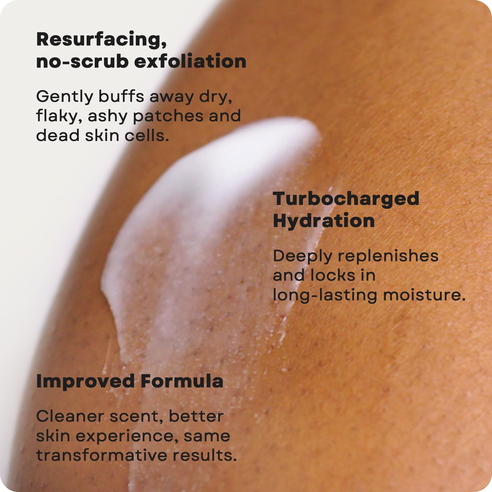 AmLactin fragrance-free formula shown in packaging emphasizing clean ingredients.