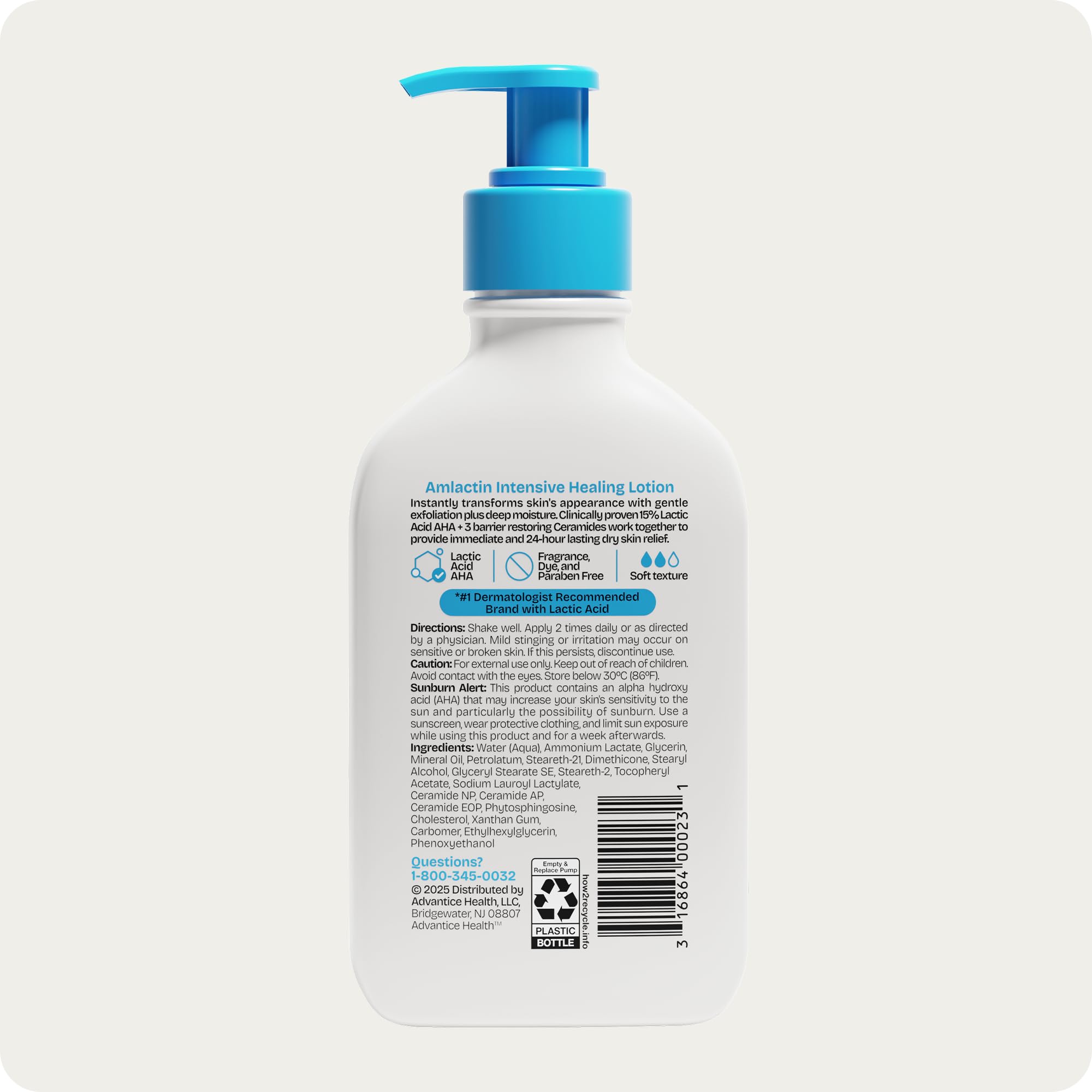 AmLactin travel-ready packaging for on-the-go hydration.